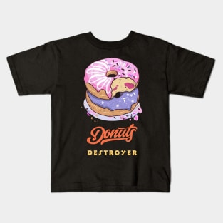 Donuts Destroyer Kids T-Shirt